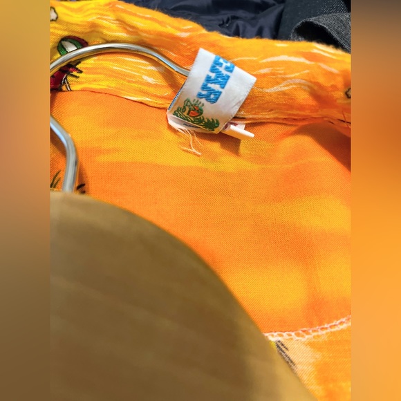 Hawaiian Fun Wear Vibrant Orange Vintage Hawaiian Shirt XL - Picture 2 of 7